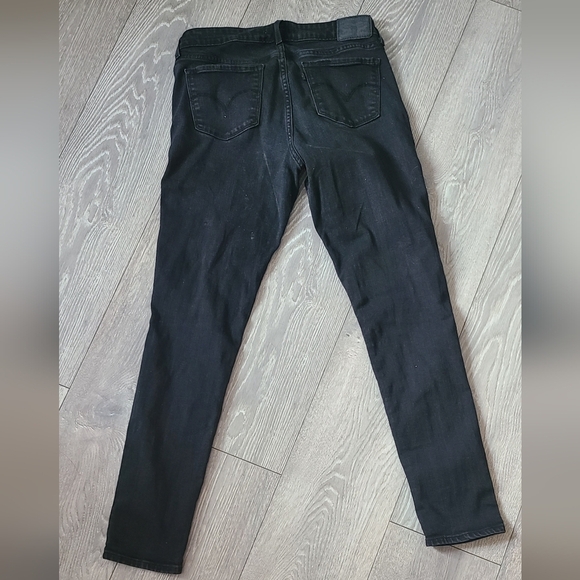 Levi's 711 Black Skinny Jeans - Picture 2 of 5